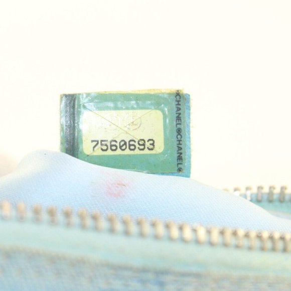 Chanel Blue CC Zip Pouch 3CC712K - Picture 9 of 12